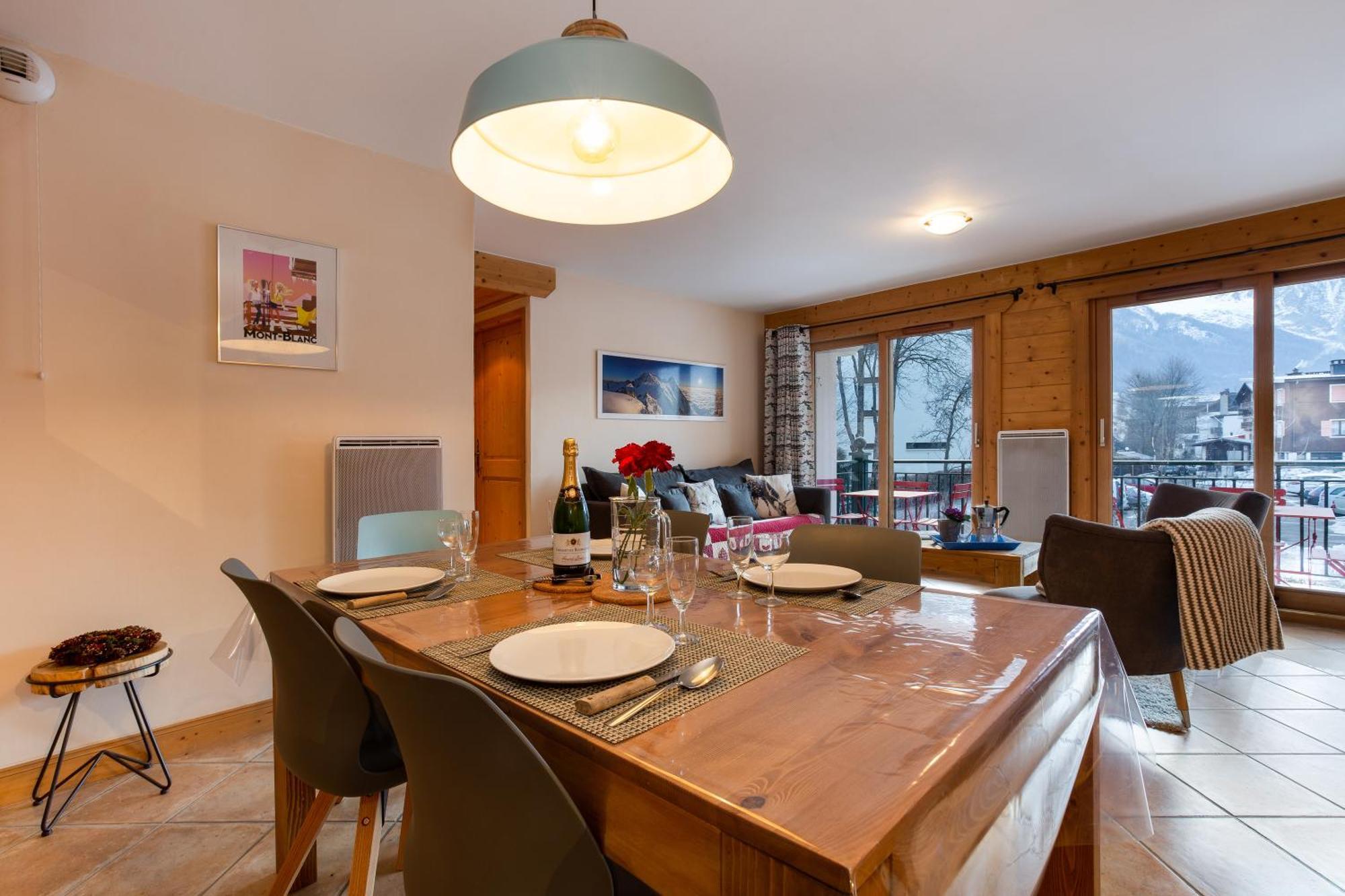 Appartement Belle Vue - Happy Rentals Chamonix Exterior foto